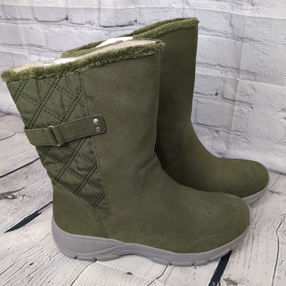 Olive Green Women's Boots